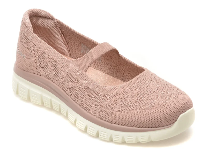 Pantofi sport SKECHERS mov, 100966, din material textil