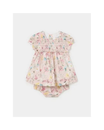 Rochie fete,  29974, Multicolor, Bumbac