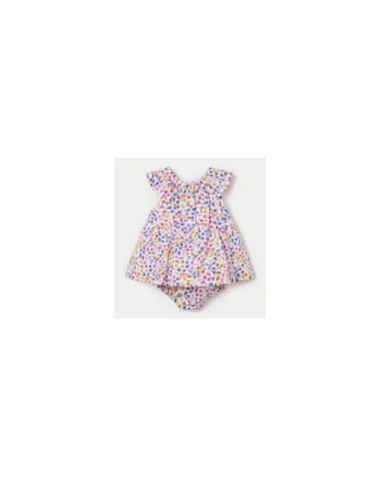 Rochie fete,  139062, Multicolor, Bumbac,