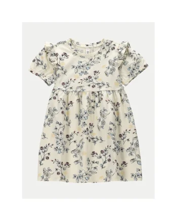 Rochie fete,  49477, Ecru, Bumbac