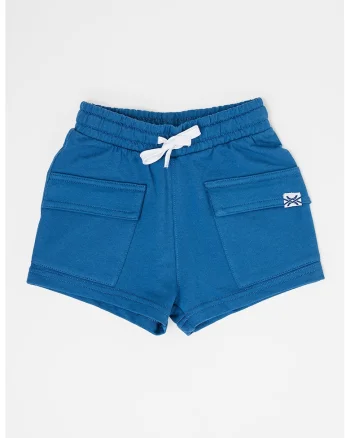 Pantaloni scurti cu snur si buzunare, Albastru inchis
