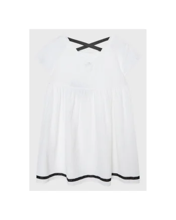 Rochie fete,  301771609, Bumbac, Alb, Alb