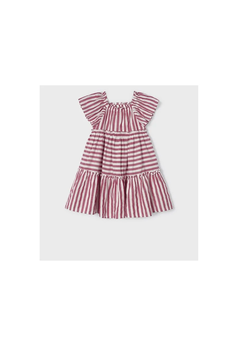Rochie fete,  302078783, Bumbac, Claret, Visiniu