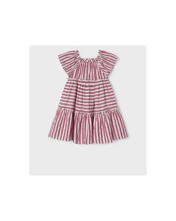 Rochie fete,  302078783, Bumbac, Claret, Visiniu