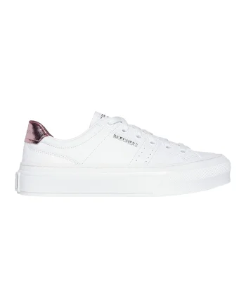 Pantofi sport din piele ecologica Selene, Alb murdar