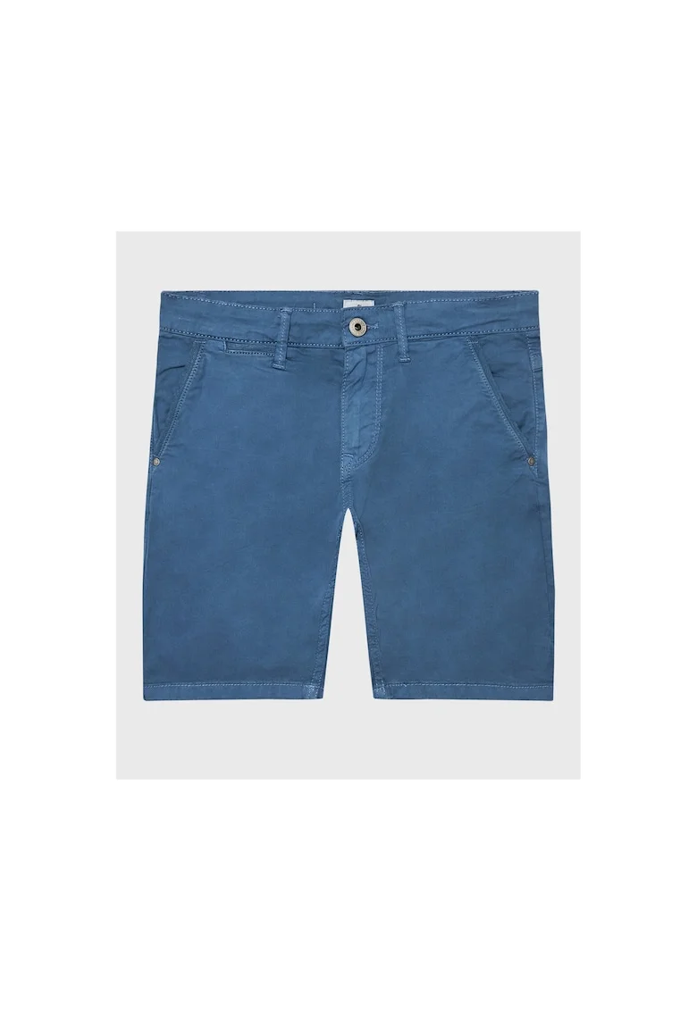 Pantaloni scurti copii,  Bumbac, Albastru, Albastru