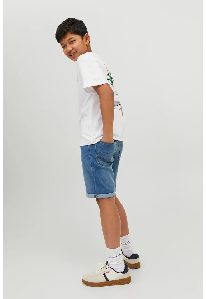Blugi scurti regular fit, Albastru