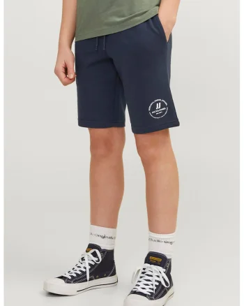 Bermude slim fit cu banda elastica in talie Swift, Bleumarin