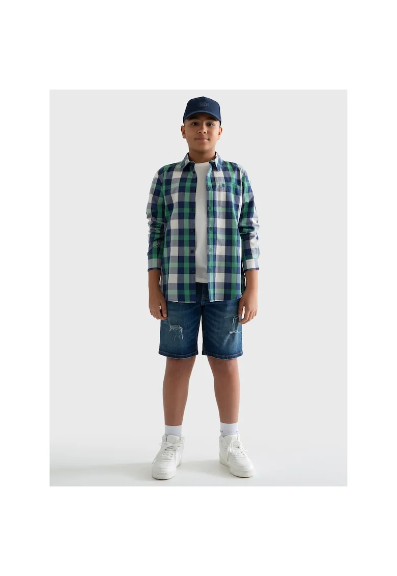 Bermude slim fit din denim Mat 561