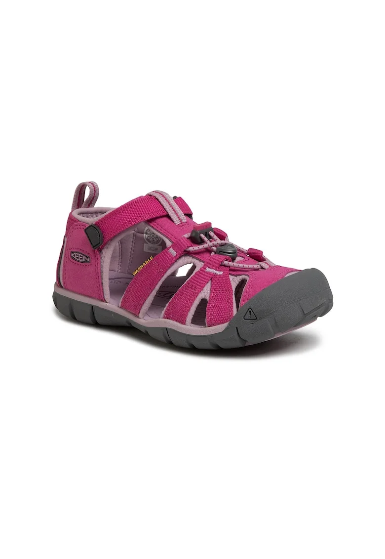 Sandale fete,  207127845, Roz, Piele ecologica,