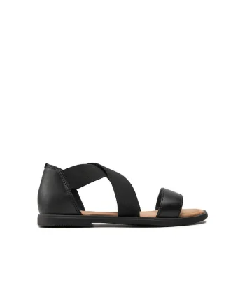 Sandale copii,  590559, Piele naturala, Negru,