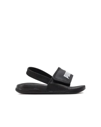 Sandale copii,  590559, Sintetic, Negru, Negru
