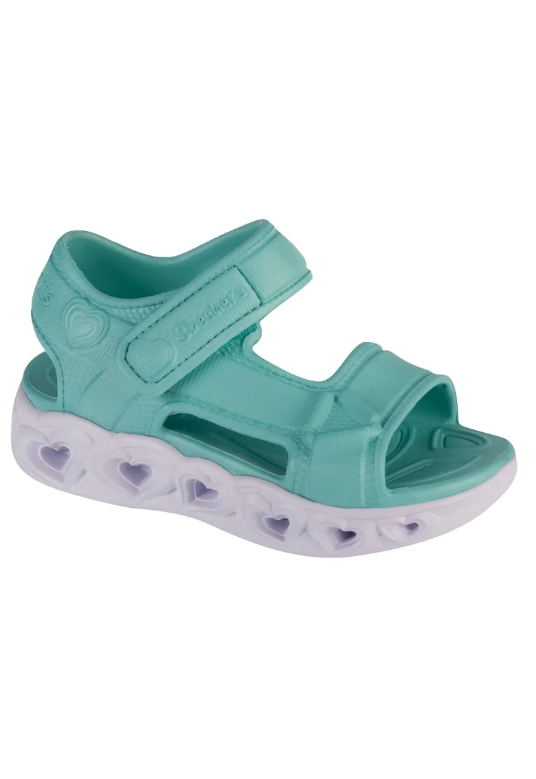 Sandale copii,  Heart Lights Sandal - Always Flashy 308045, Verde menta