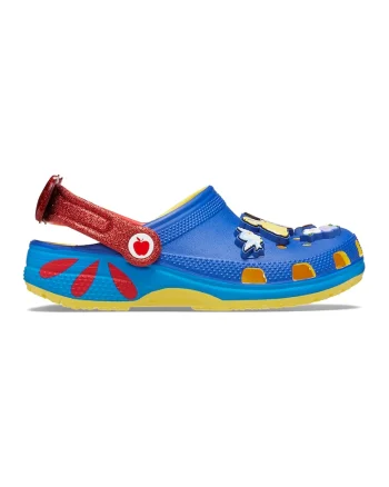 Saboti cu design Snow White, Galben/Albastru