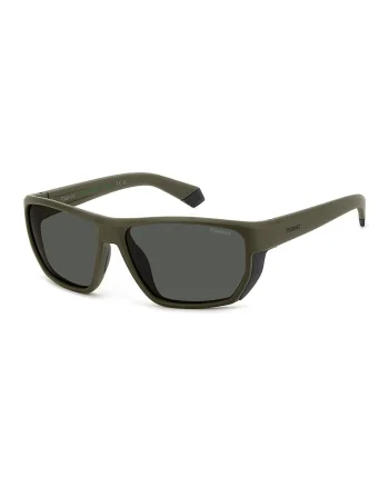 Ochelari de soare dreptunghiulari cu lentile polarizate, Kaki pal