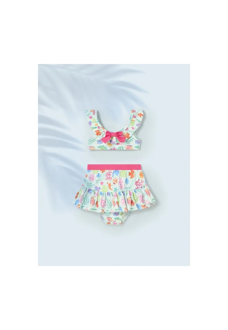 Costum de baie Fete,  302066193 Poliester, Albastru, Albastru