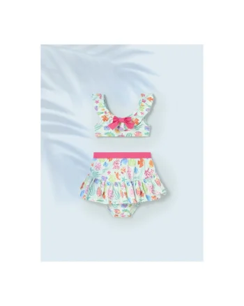 Costum de baie Fete,  302066193 Poliester, Albastru, Albastru