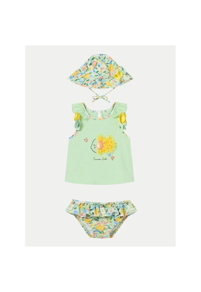 Costum de baie copii,  138850, Verde, Poliester