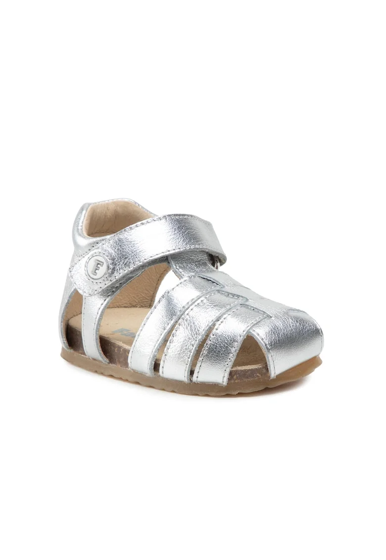 Sandale  300059005, Piele naturala, Argintiu, Argintiu