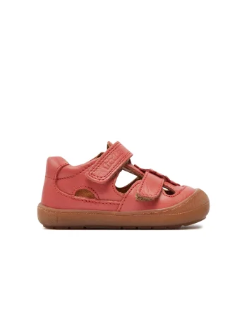 Sandale copii,  887087, Piele naturala, Rosu