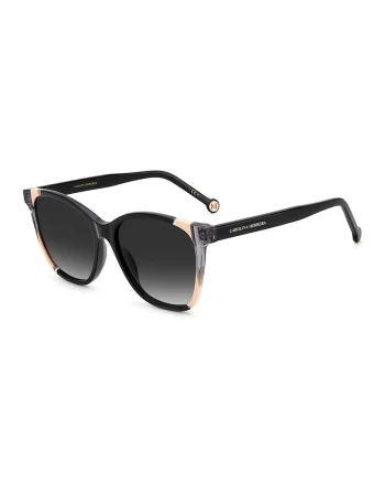 Ochelari de soare wayfarer cu lentile in degrade, Negru