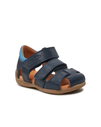 Sandale copii,  887223, Piele naturala, Albastru
