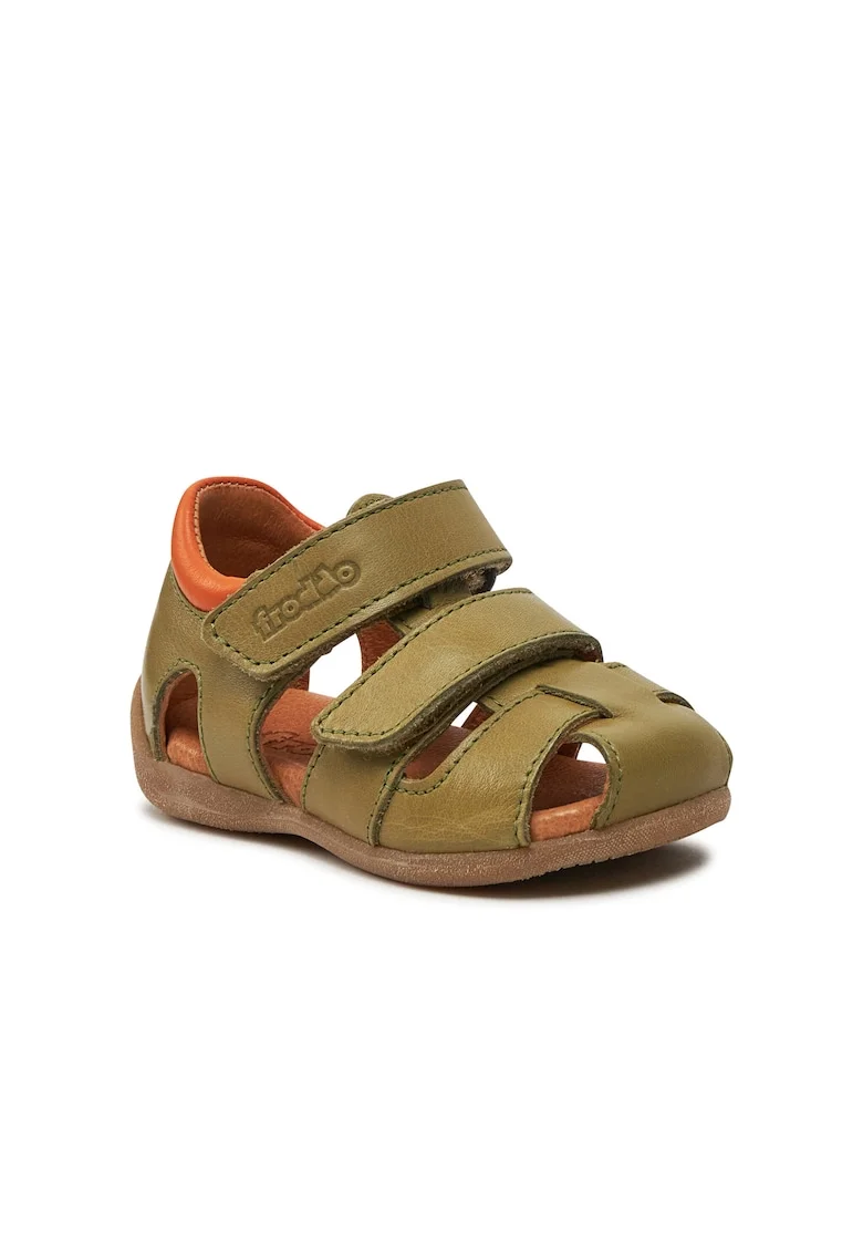 Sandale copii,  887261, Piele naturala, Verde