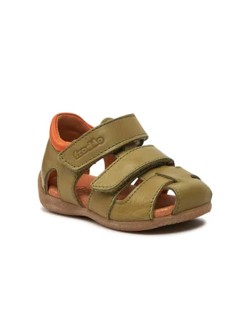 Sandale copii,  887261, Piele naturala, Verde