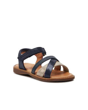 Sandale copii,  887865, Piele naturala, Albastru