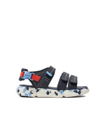 Sandale copii,  23019, Piele ecologica, Bleumarin, Bleumarin