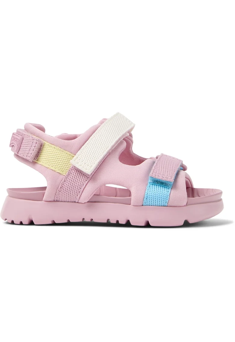 Sandale cu inchidere velcro Oruga, Roz