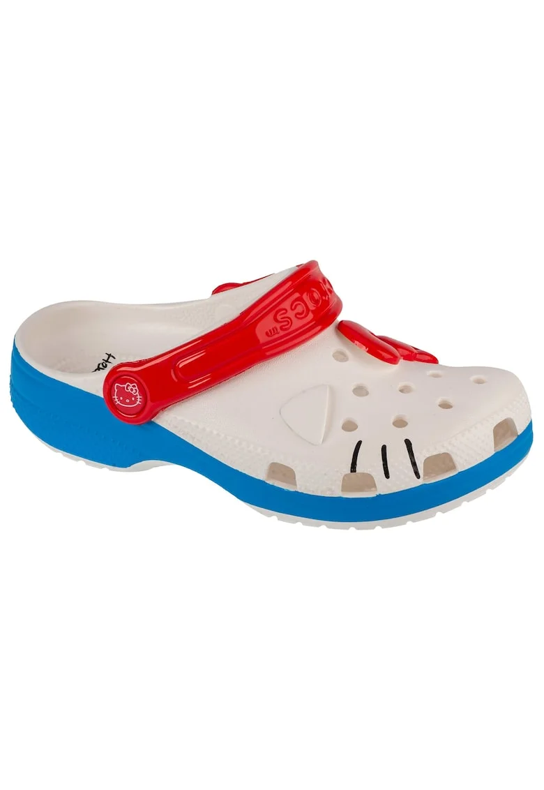 Papuci flip-flop ,  Classic Hello Kitty Iam Kids Clog 209454, Alb