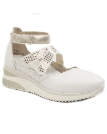 Pantofi dama decupati D2411 81, Alb