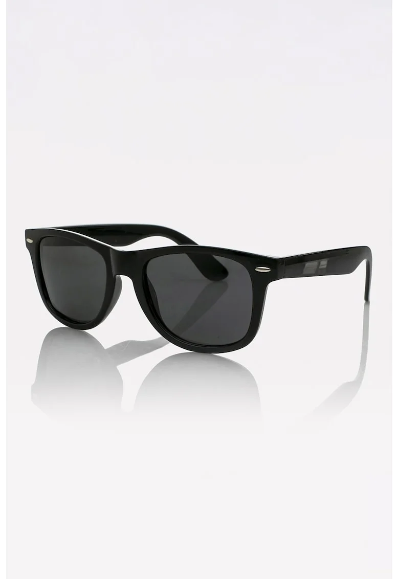 Ochelari de soare unisex cu lentile polarizate, Negru