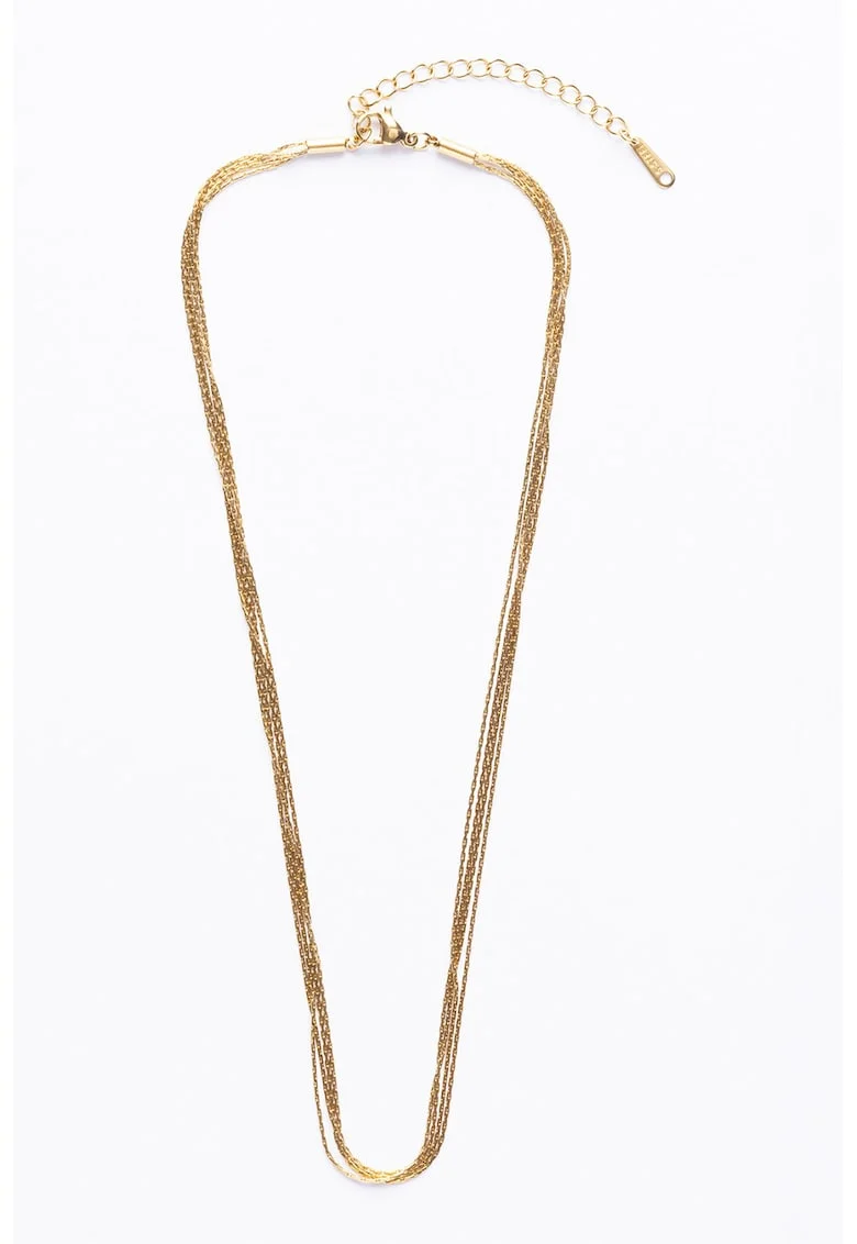 Colier placat cu aur de 18K, Auriu