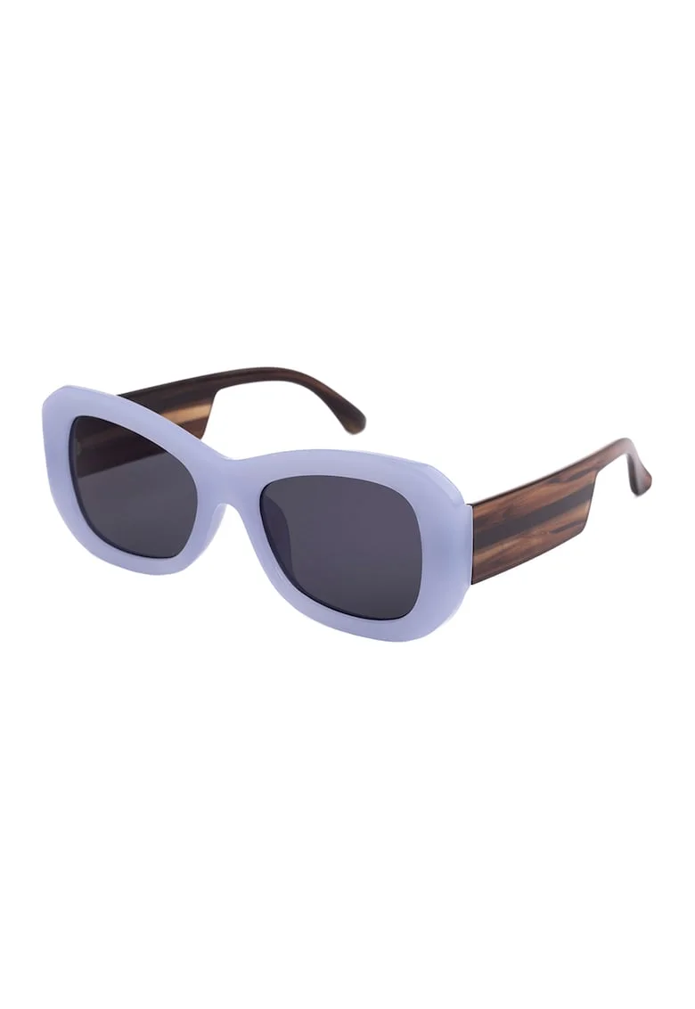 Ochelari de soare patrati Serenity, Maro/Violet deschis