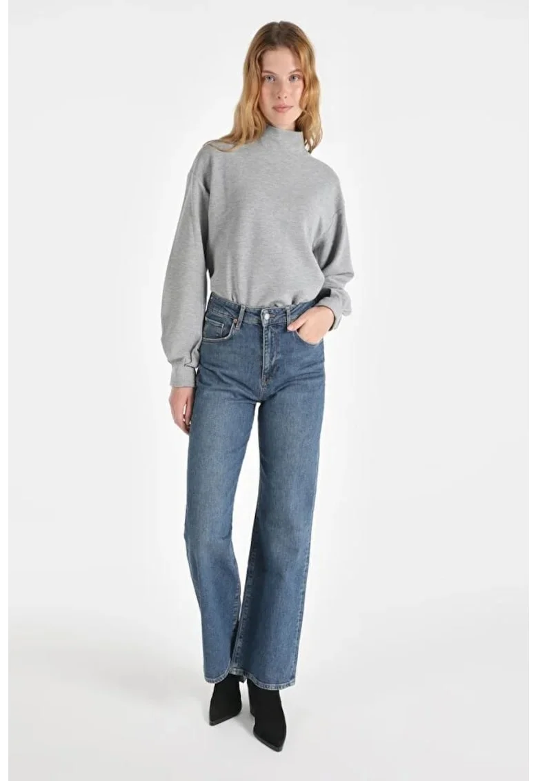 Pantaloni De Dama Albastru Regular Fit 900 Laris Cl1066402