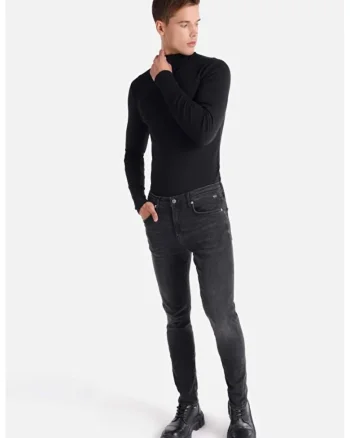 Pantaloni De Barbati Negru Skinny Fit Cl1066243