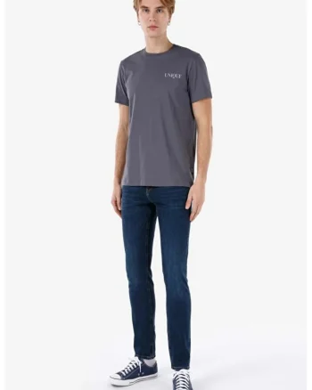 Pantaloni De Barbati Albastru Straight Fit 044 Karl Cl1067225