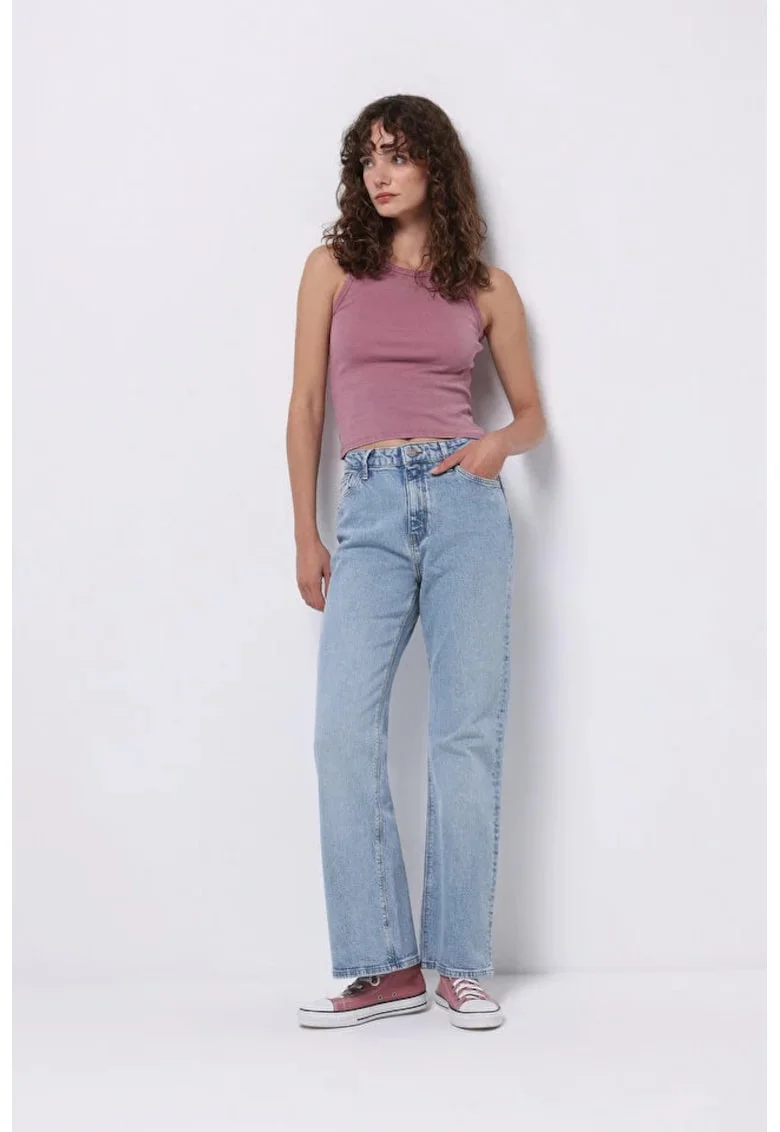 Pantaloni De Dama Albastru Regular Fit 791 Monica Cl1068783 8684112169842