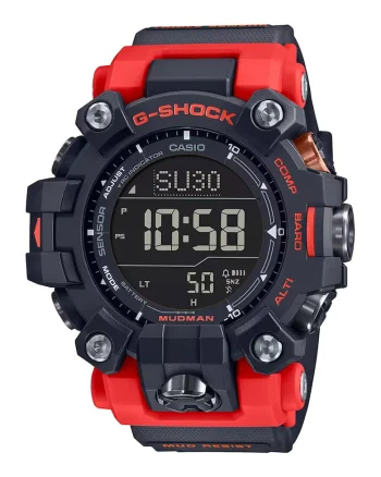 Ceas de rasina G-Shock, Rosu/Bleumarin