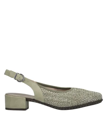 Pantofi casual, dama,  ANTISTRESS, 47060-52 verde, piele ecologica, Verde