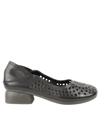 Pantofi casual, dama,  5889 negru, piele naturala, Negru