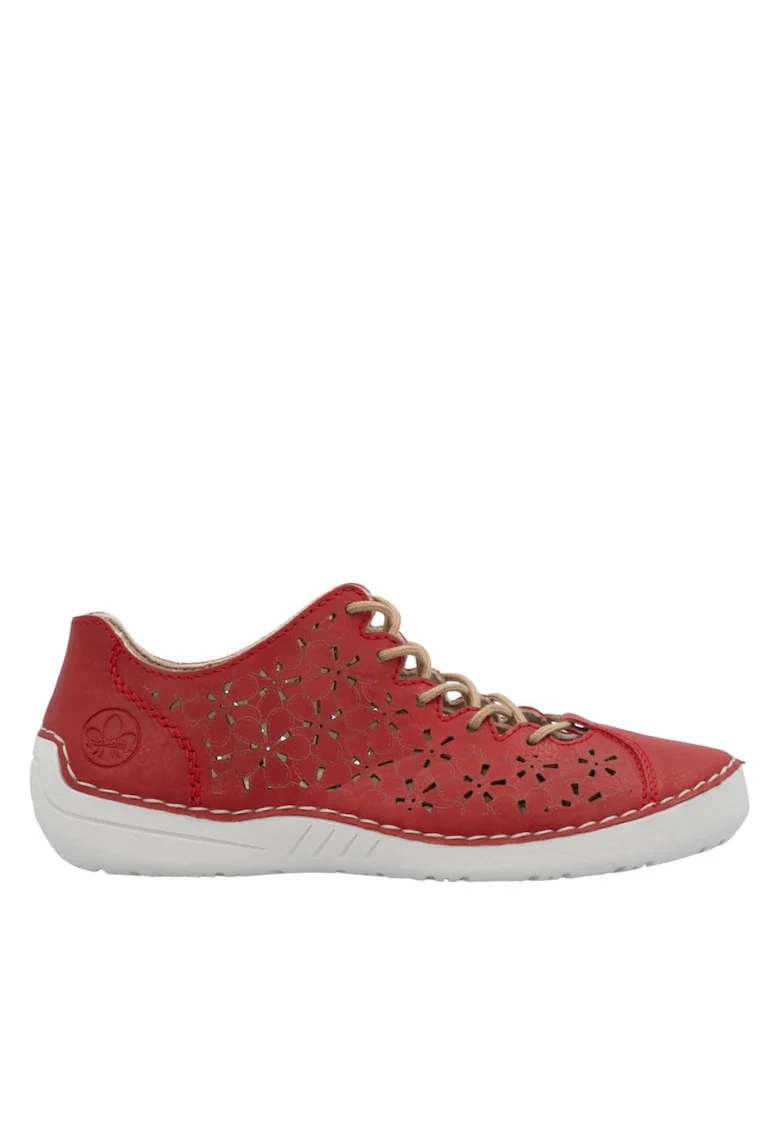 Pantofi casual, dama,  ANTISTRESS, 52518-33 rosu, piele ecologica, Rosu