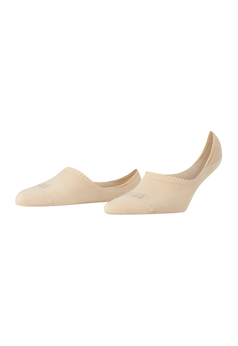 Sosete unisex high-cut foarte scurte cu sistem anti-alunecare Step, Bej