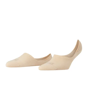Sosete unisex high-cut foarte scurte cu sistem anti-alunecare Step, Bej