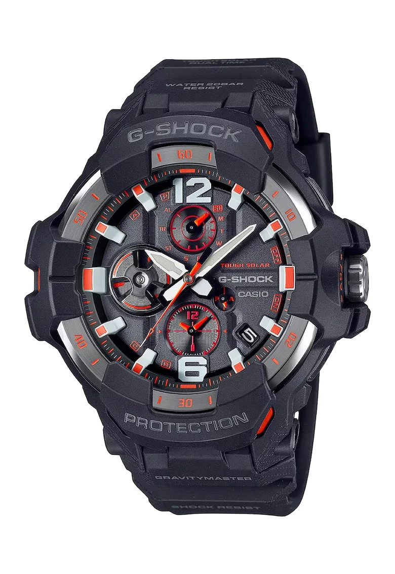 Ceas G-Shock, Bleumarin/Gri inchis/Rosu vermillion
