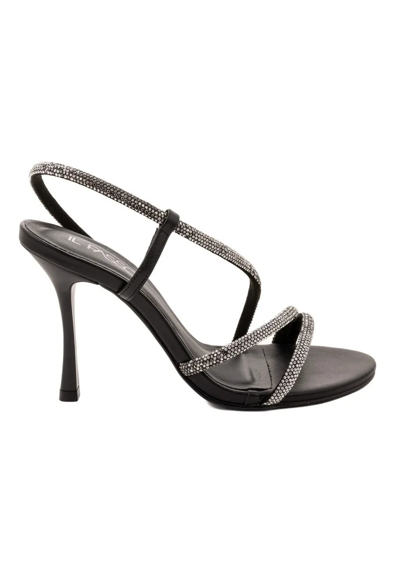 Sandale cu toc stiletto Sisi, Negru