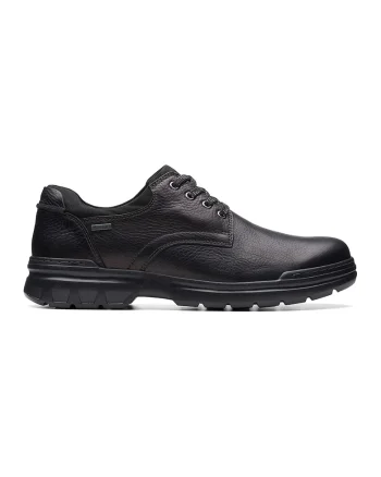 Pantofi de pele cu sireturi Gore-Tex, Negru