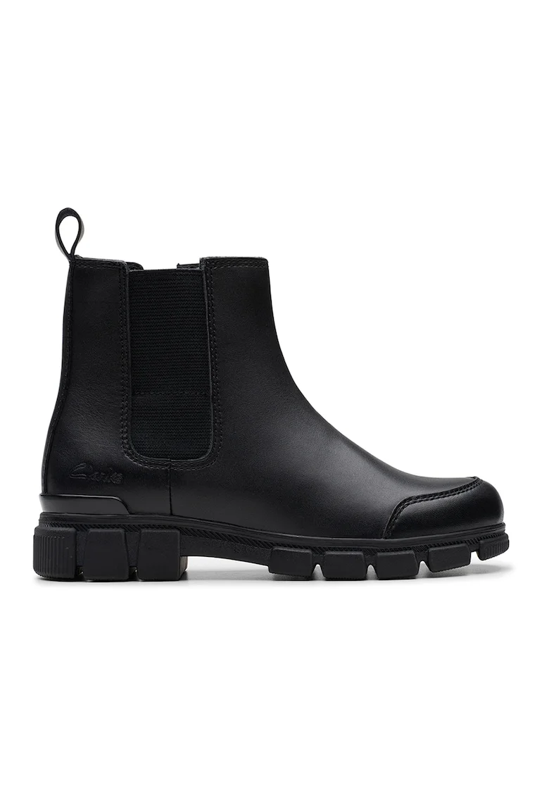 Ghete de piele Evyn, Negru